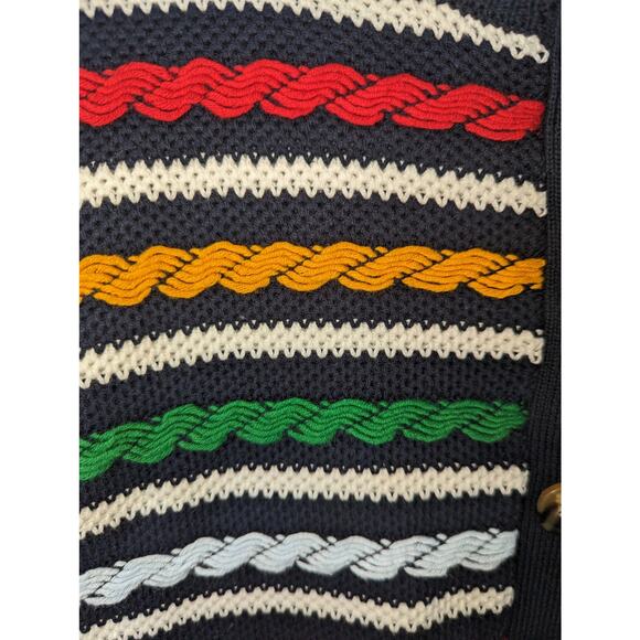 La Ligne x Target Multicolor Striped Cardigan Sweater XS NWOT Textured Knit - Picture 7 of 8